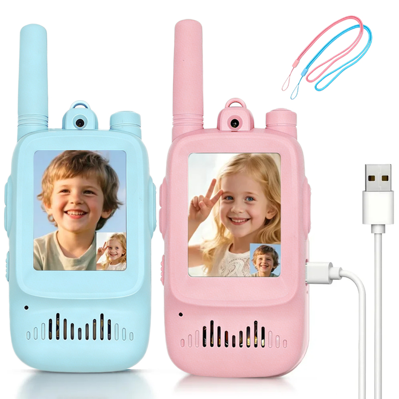 Outdoor Adventure Videos - 2 Walkie Talkies Recargables para Niños,