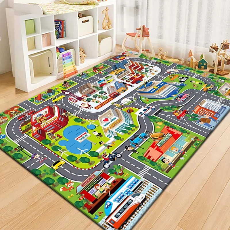 Outdoor Adventure Toys For Kids - Alfombra de Juego con Mapa de
