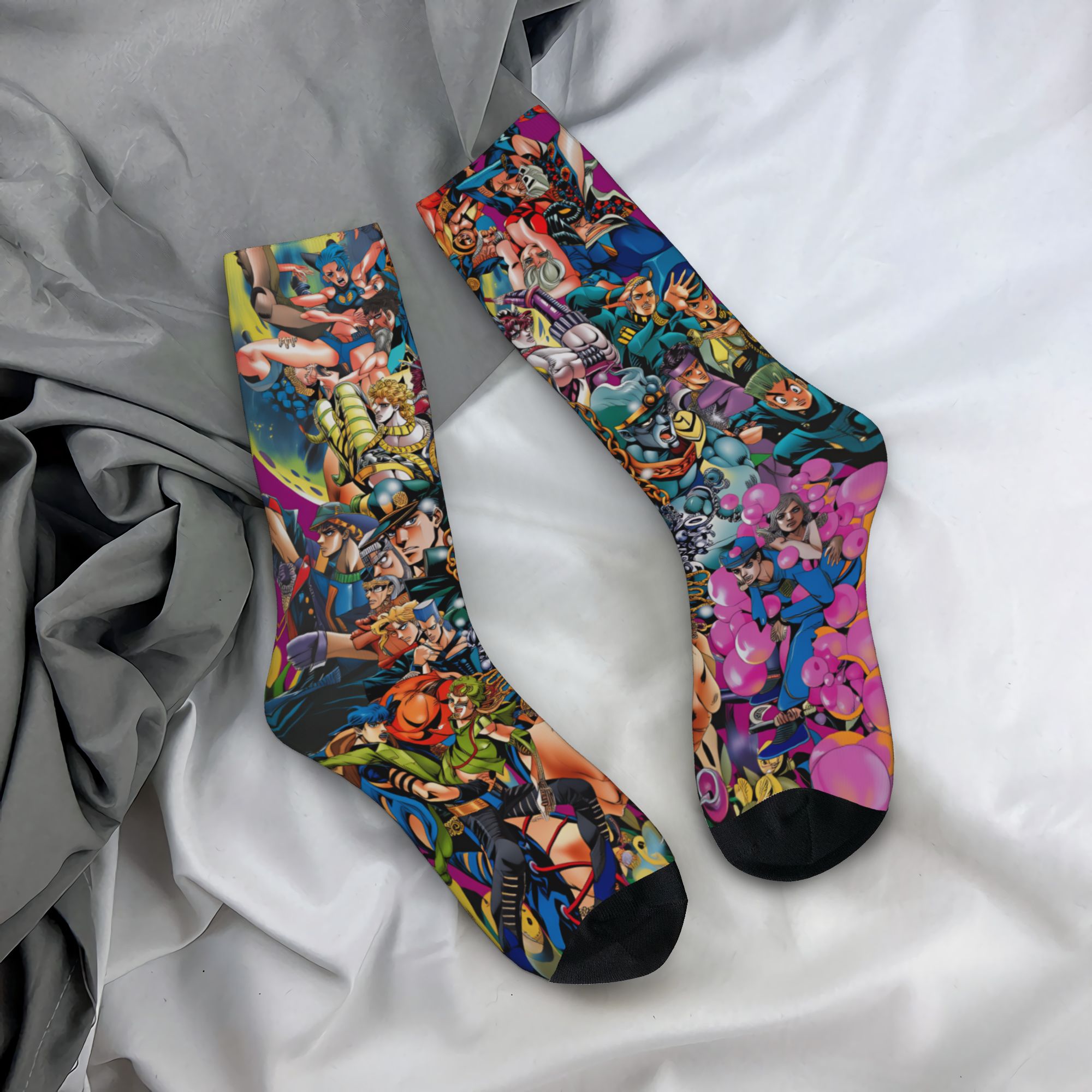 Outdoor Adventure Japan - Calcetines JoJos Bizarre Adventure, medias gráficas