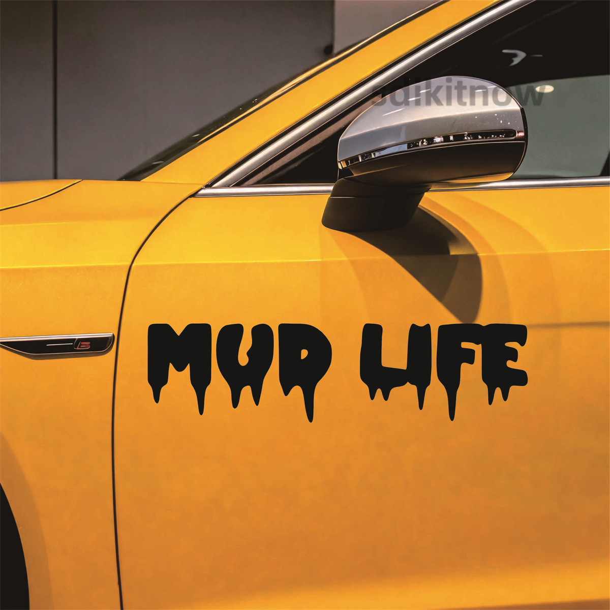 Outdoor Adventure Words - Pegatina para coche con texto Dripping