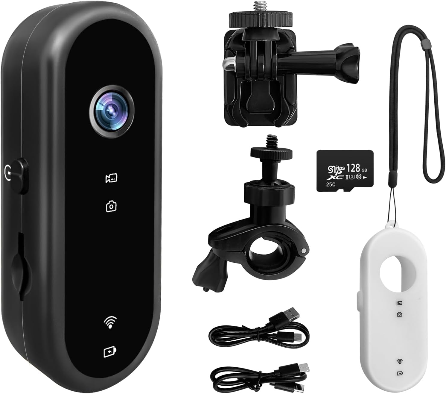 Outdoor Adventure Videos - Mini Cámara de Acción WiFi 1080P,