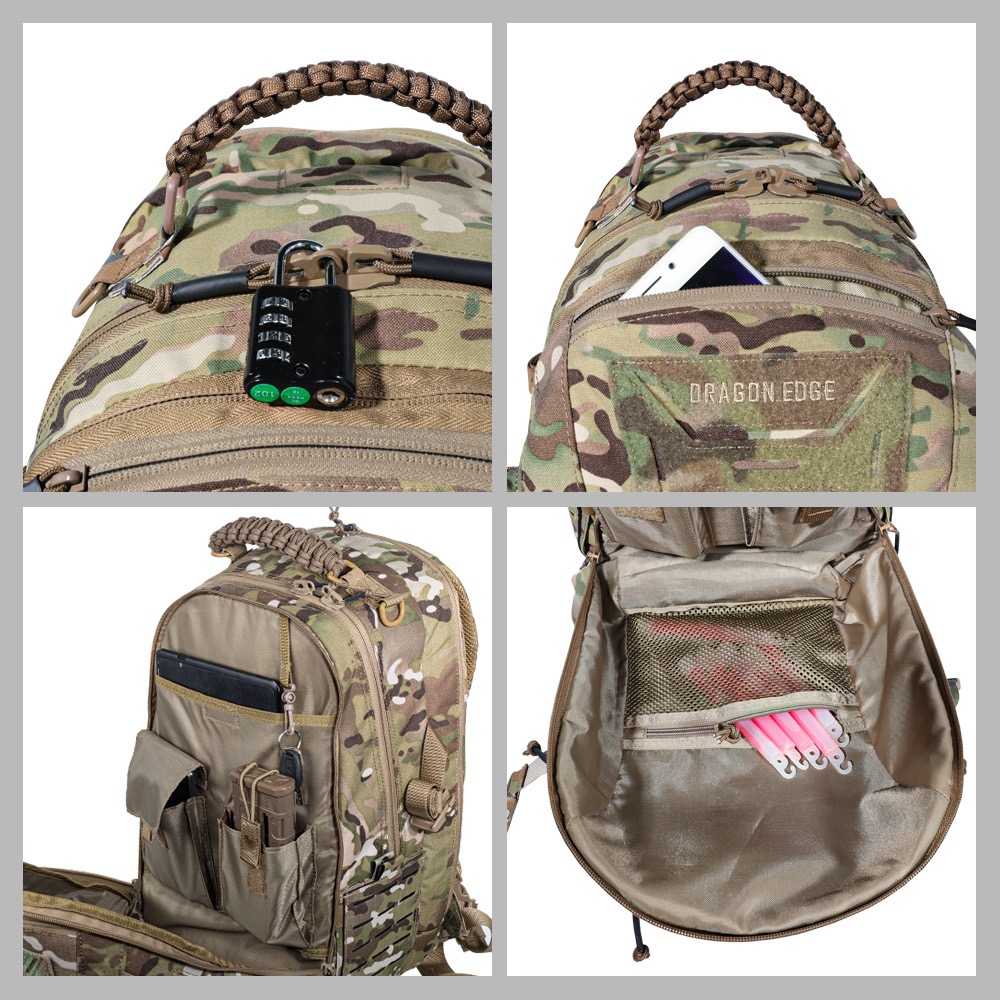 Mochila impermeable de nailon  - Outdoor Adventure Videos reseña y precio