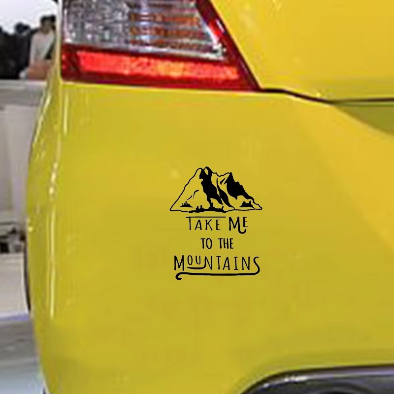 Pegatinas de Vinilo para Coche - Outdoor Adventure Words reseña y precio