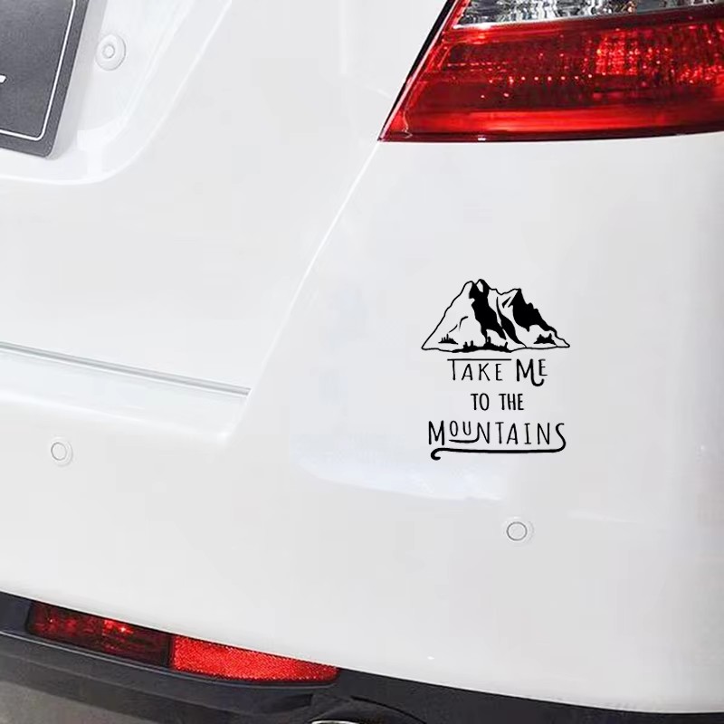 Pegatinas de Vinilo para Coche - Outdoor Adventure Words reseña y precio
