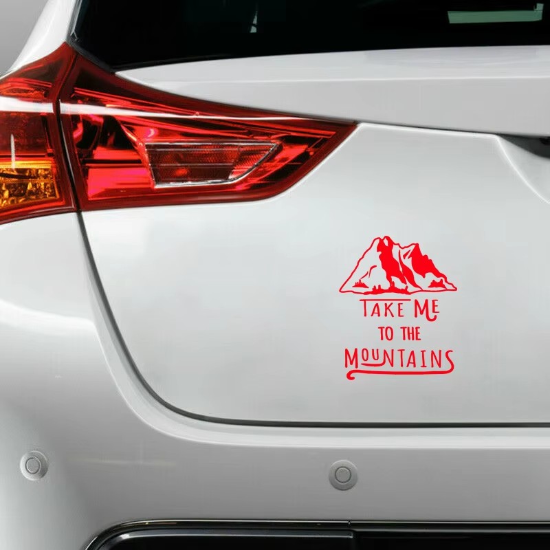 Pegatinas de Vinilo para Coche - Outdoor Adventure Words reseña y precio