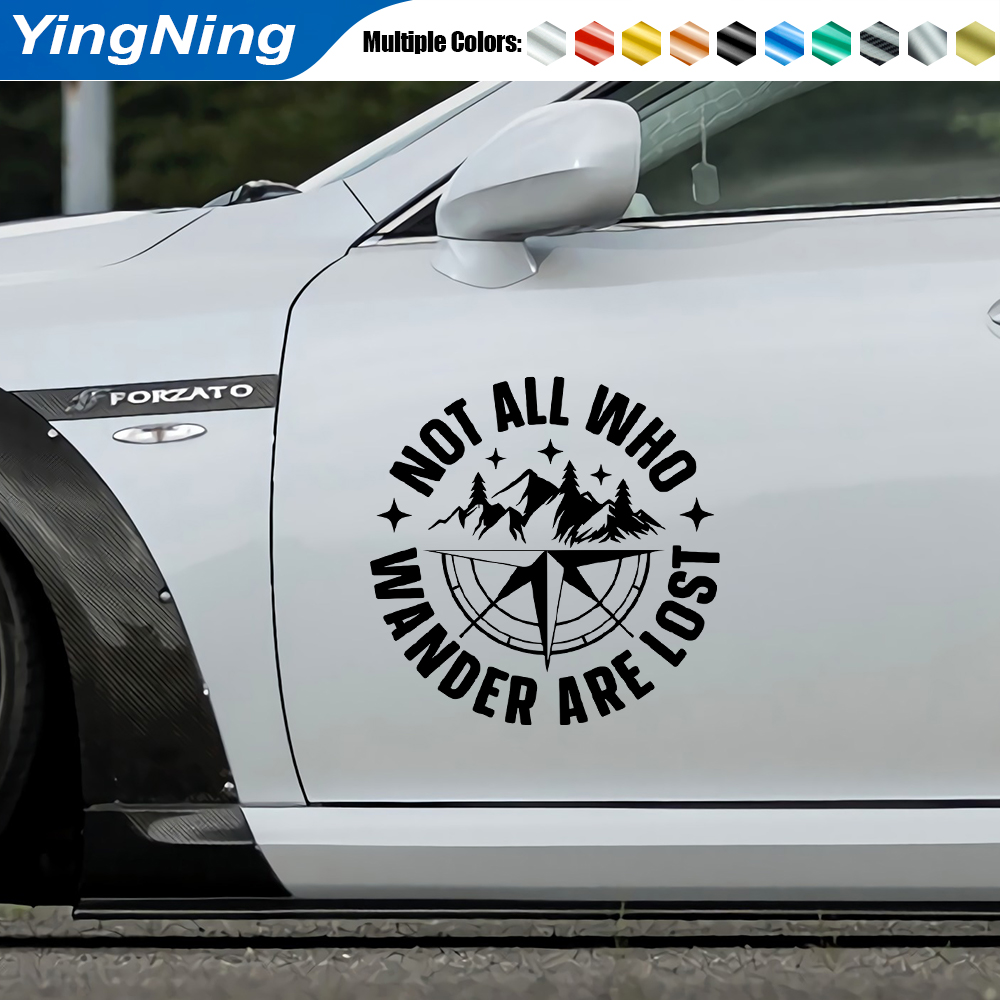 Vinilo Adhesivo para Coche con - Outdoor Adventure Words reseña y precio
