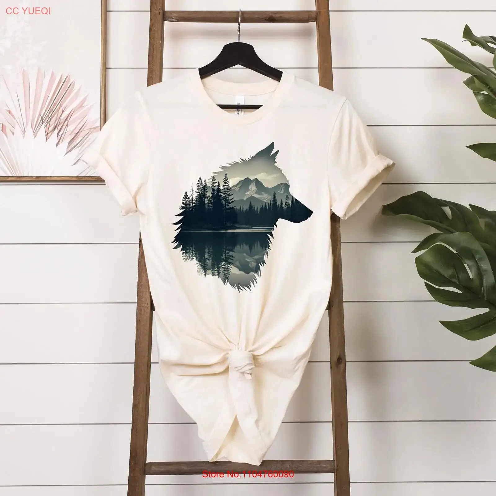 Camiseta con diseño de lobo in - Outdoor Adventure Enthusiast reseña y precio