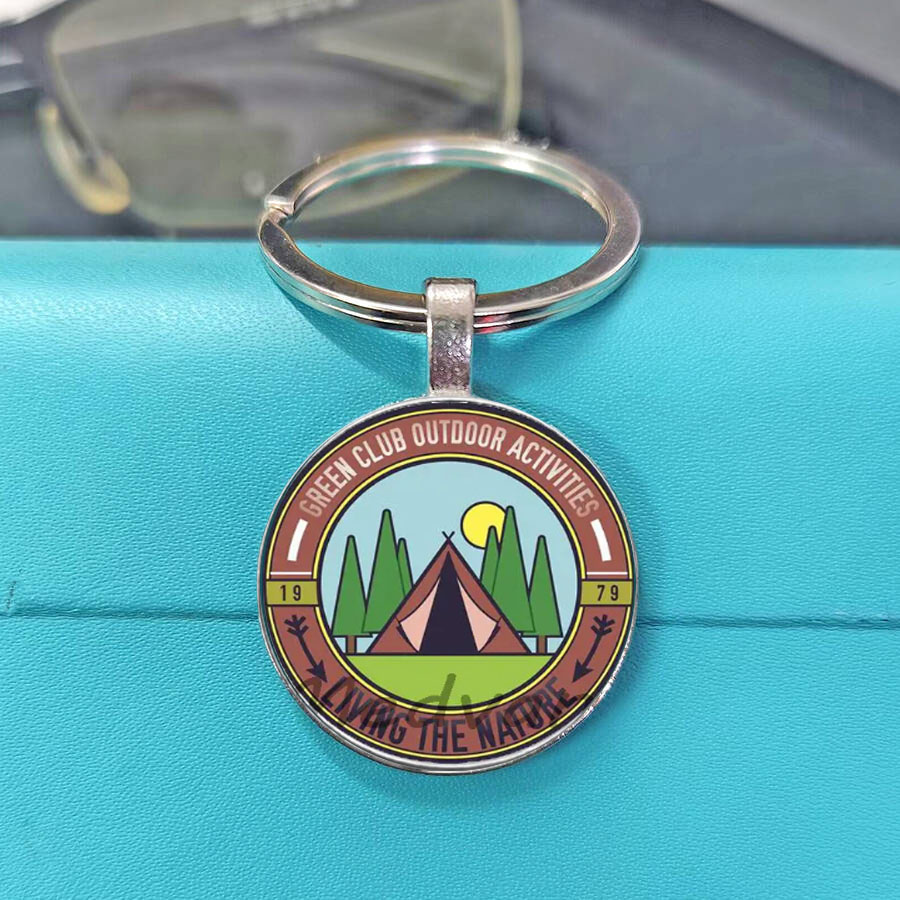 Llavero de Cristal para Acampa - Outdoor Adventure Enthusiast reseña y precio