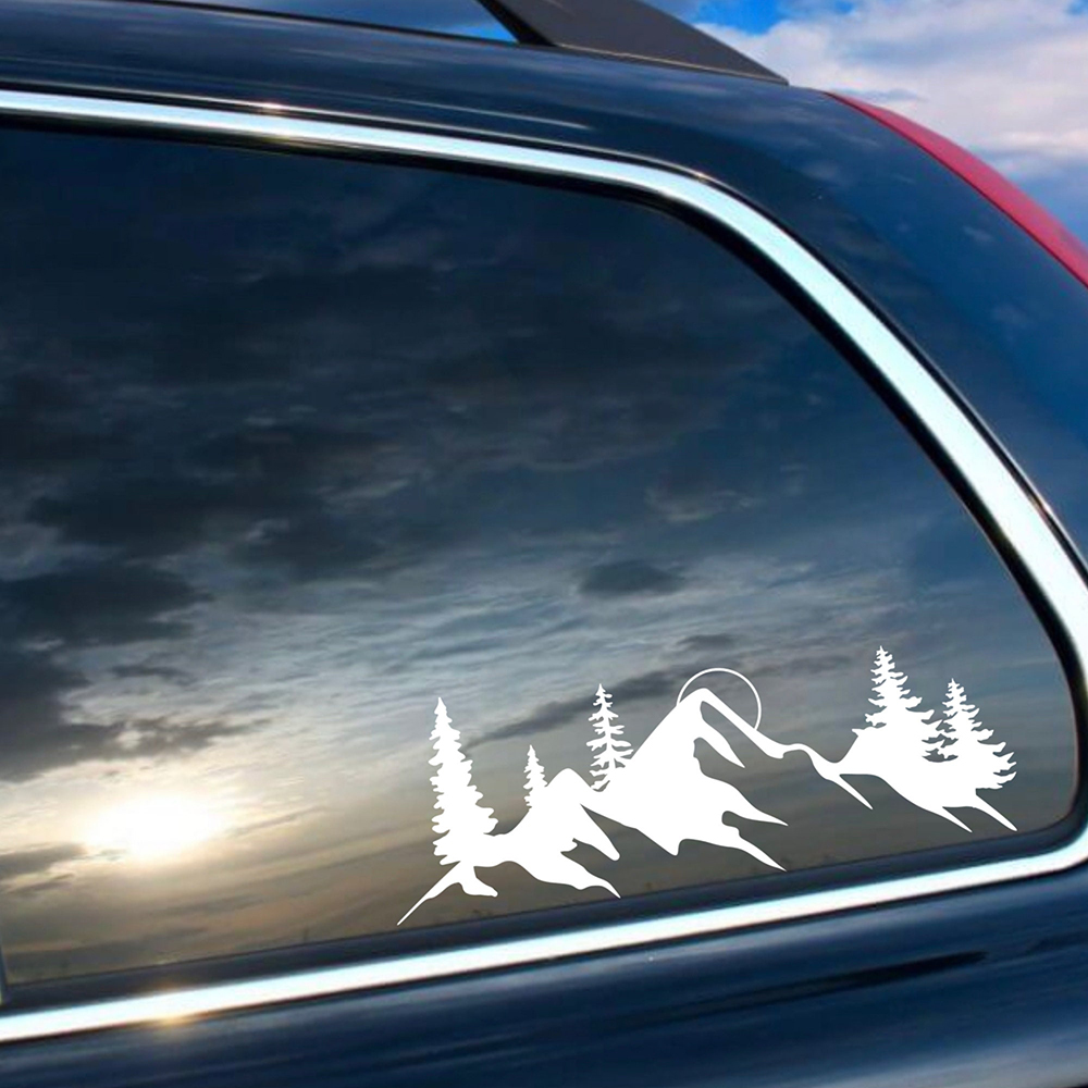 Calcomanías de coche de aventu - Outdoor Adventure Words reseña y precio