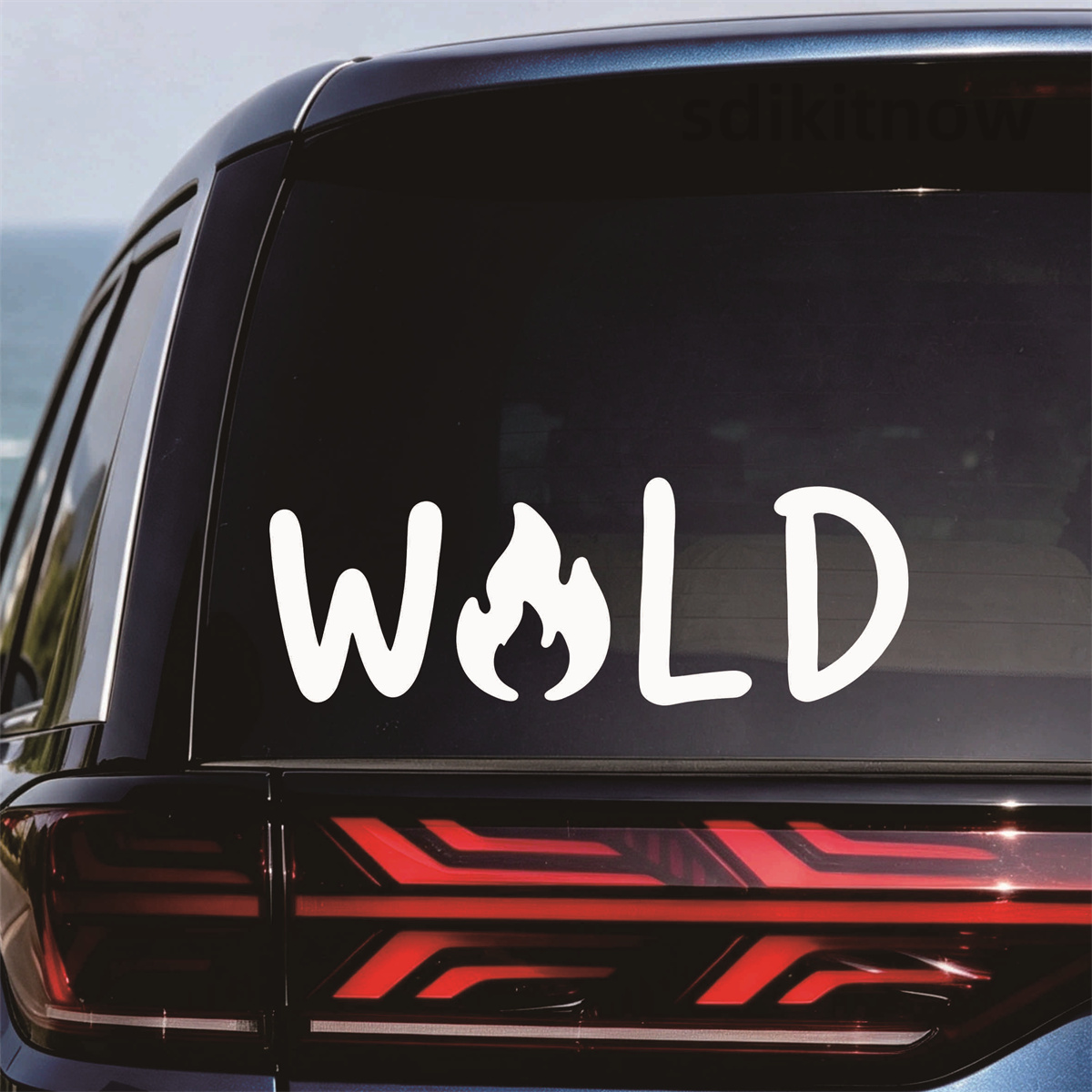 Pegatina de vinilo para coche  - Outdoor Adventure Words reseña y precio