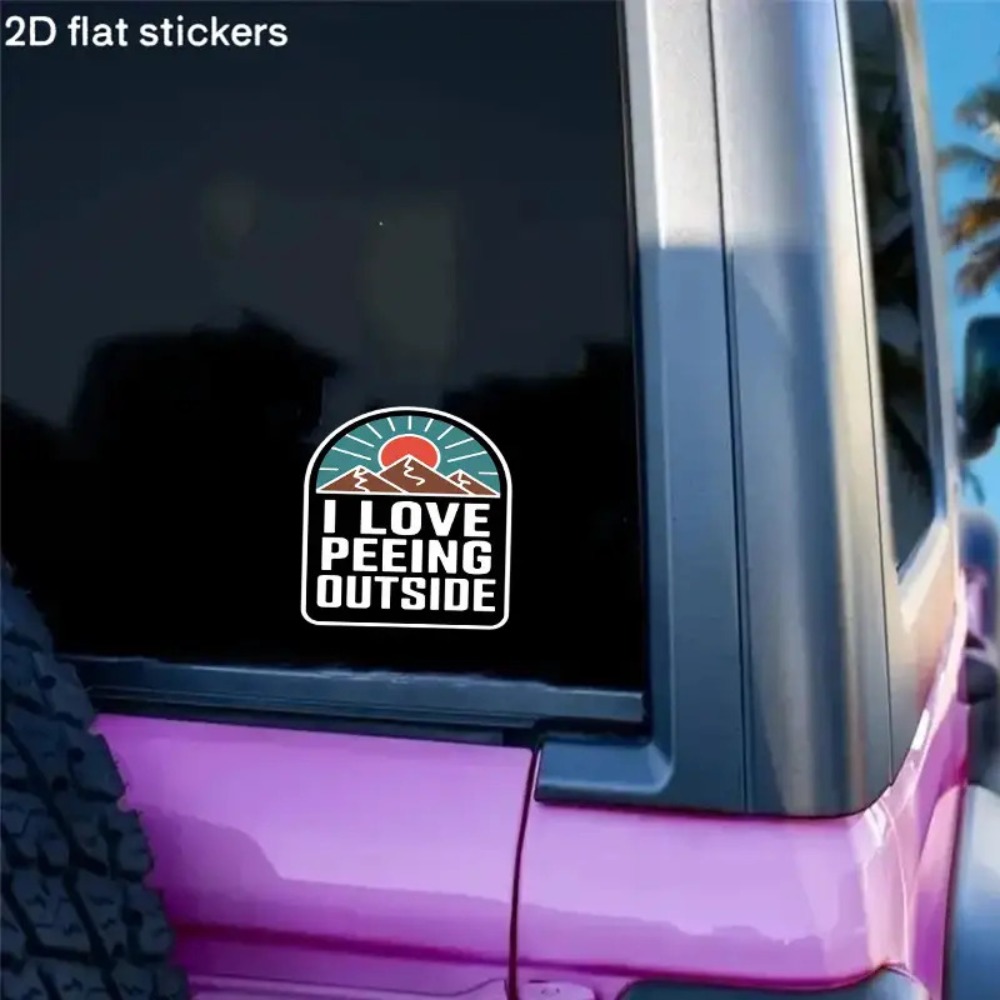 Pegatinas para coche con diseñ - Outdoor Adventure Words reseña y precio