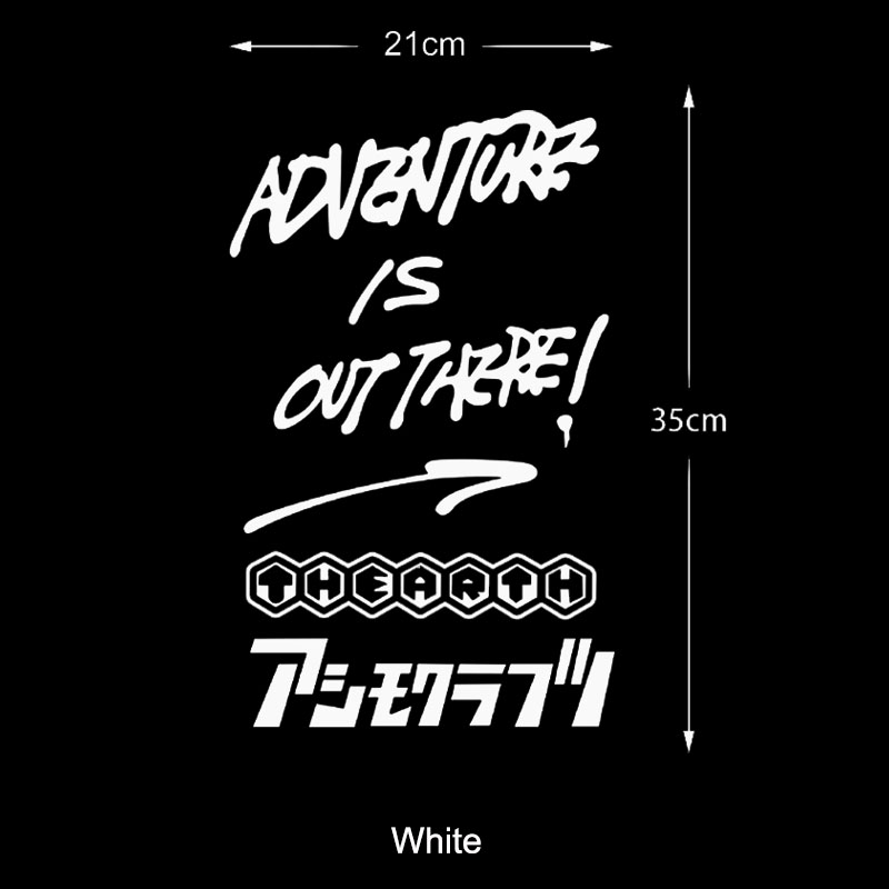 Pegatinas de vinilo para coche - Outdoor Adventure Words reseña y precio