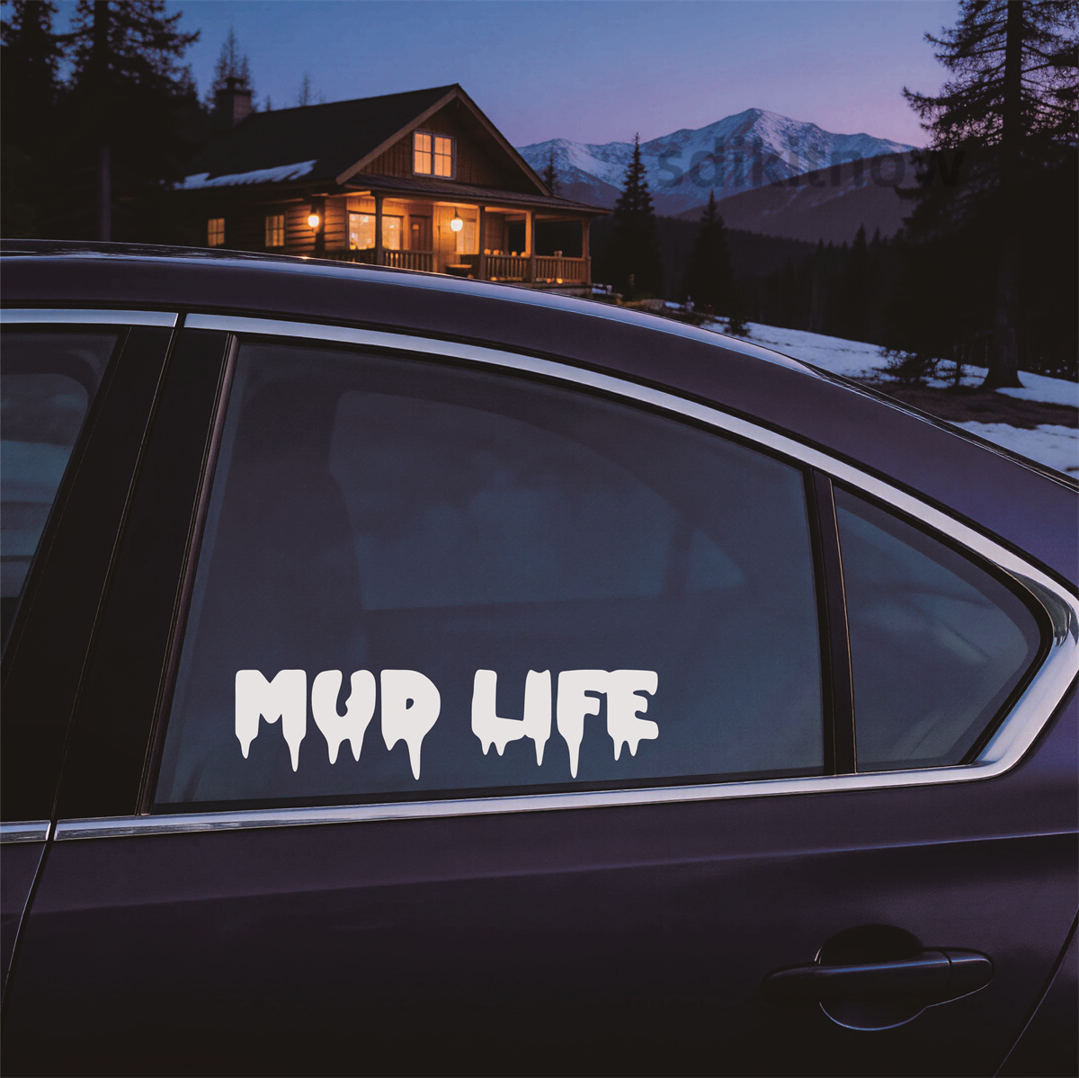 Pegatina para coche con texto  - Outdoor Adventure Words reseña y precio