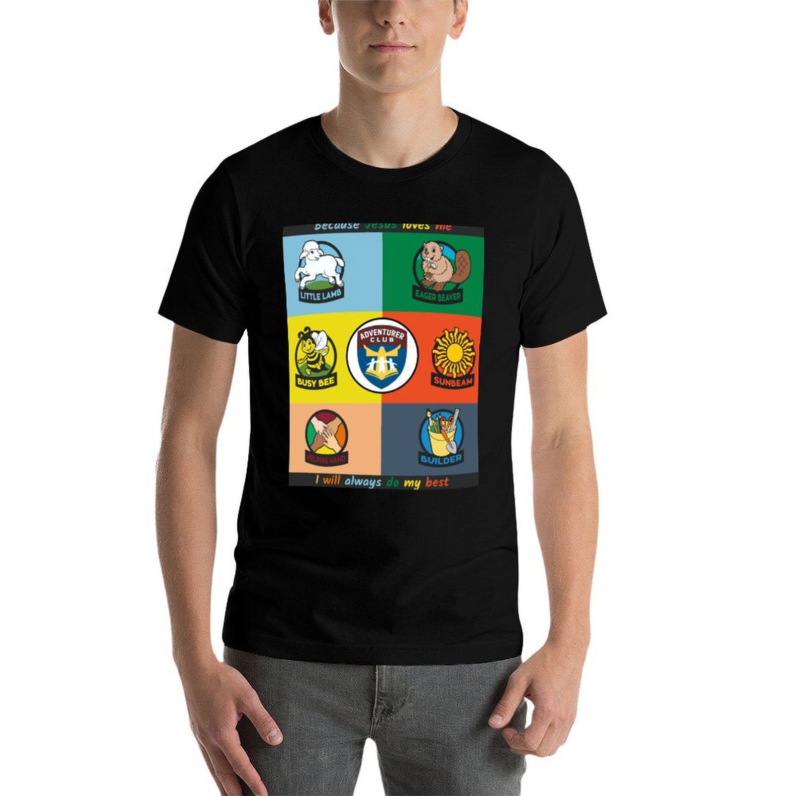 Camiseta colorida del Adventur - Outdoor Adventure Club reseña y precio