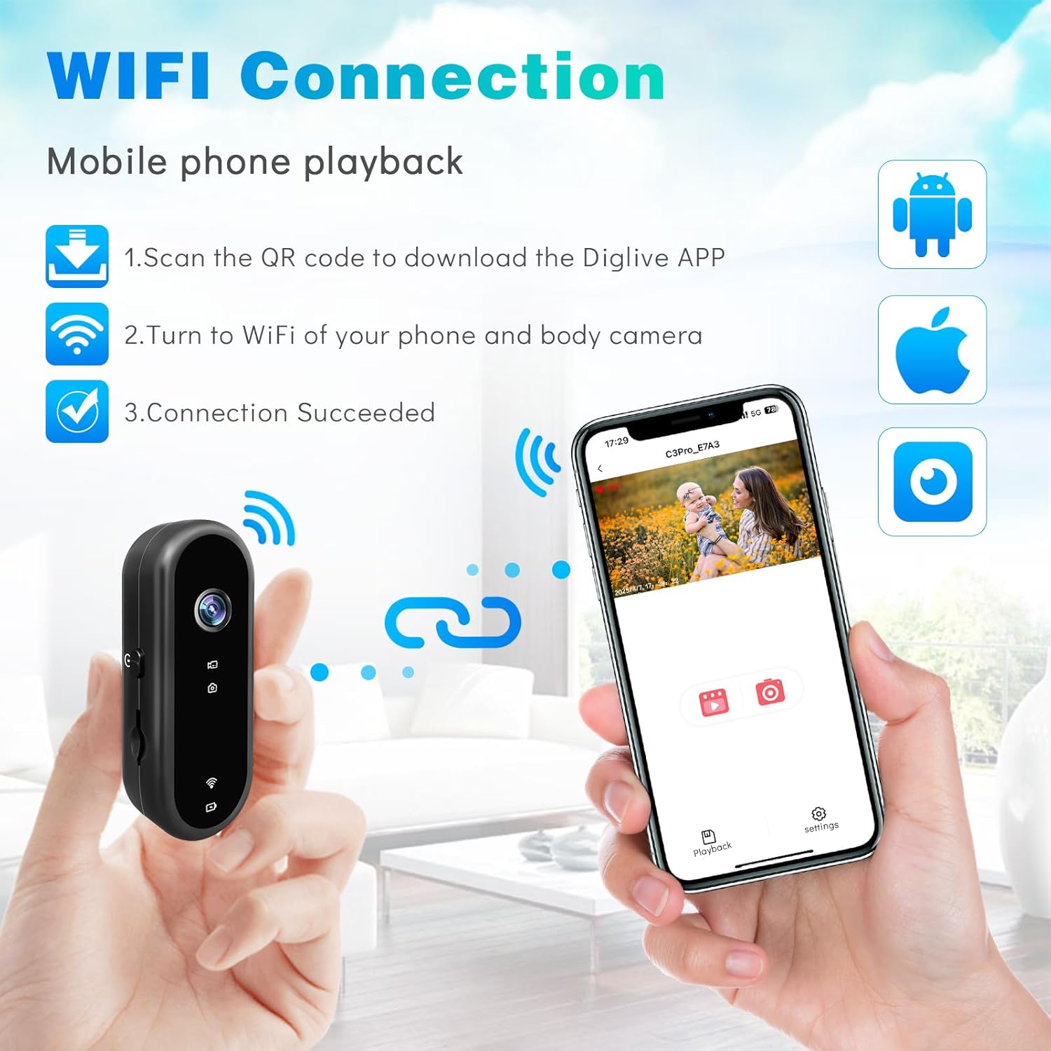 Mini Cámara de Acción WiFi 108 - Outdoor Adventure Videos reseña y precio